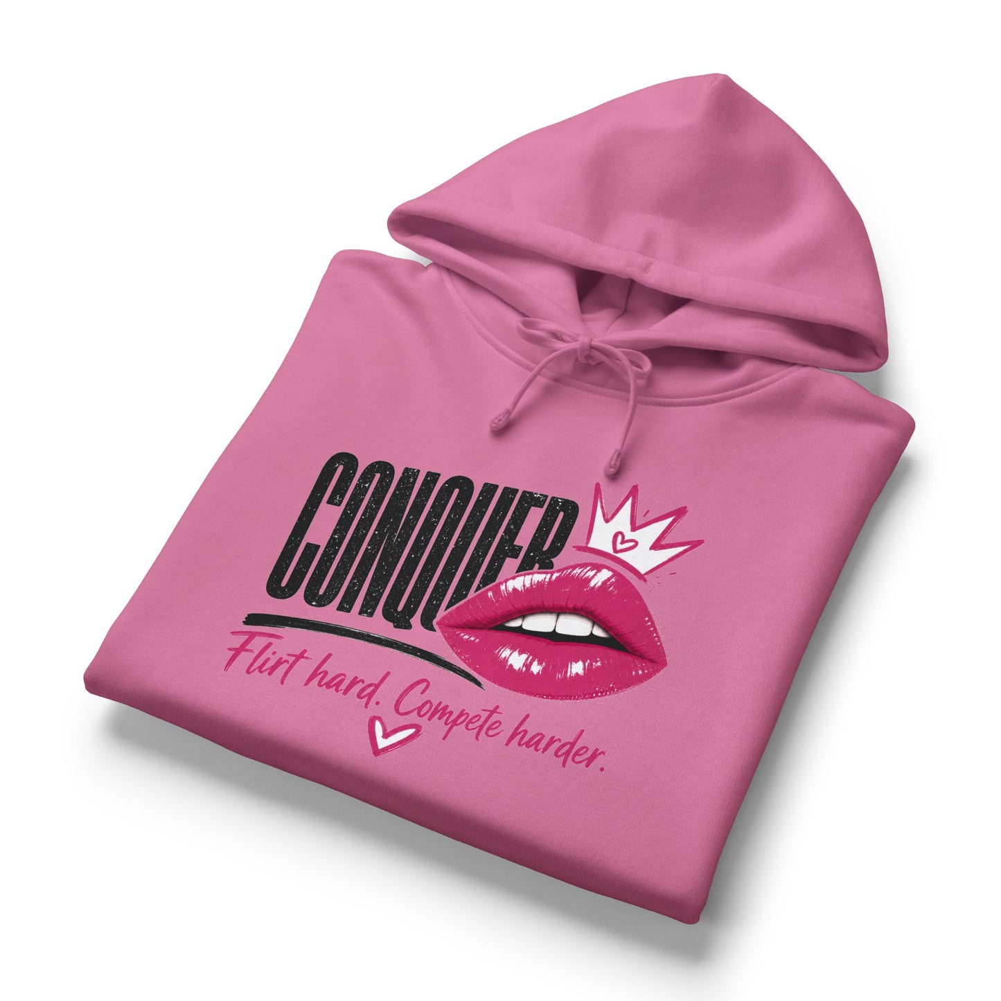 Conquer Flirt Hard Mid-Length Hoodie
