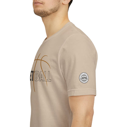 Basketball Pride Tee with Sleeve Logo