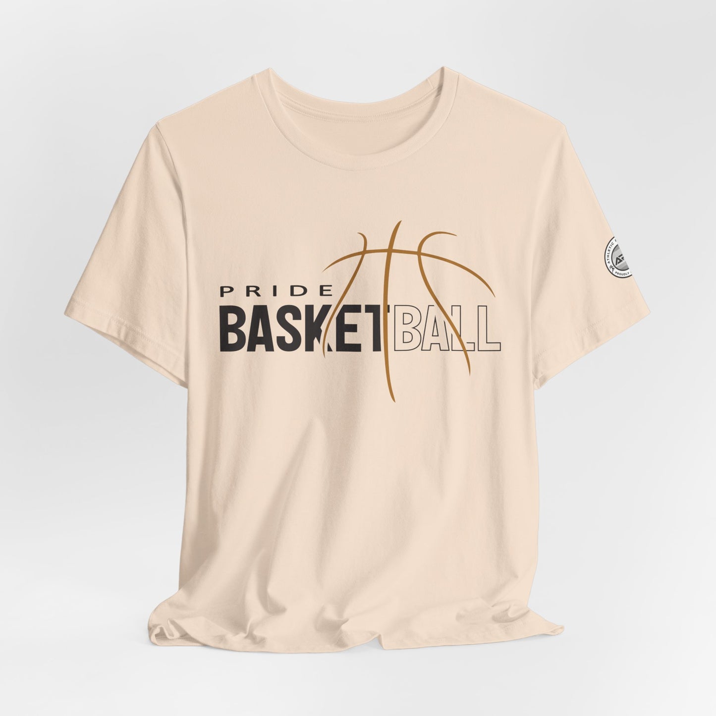 Basketball Pride Tee with Sleeve Logo