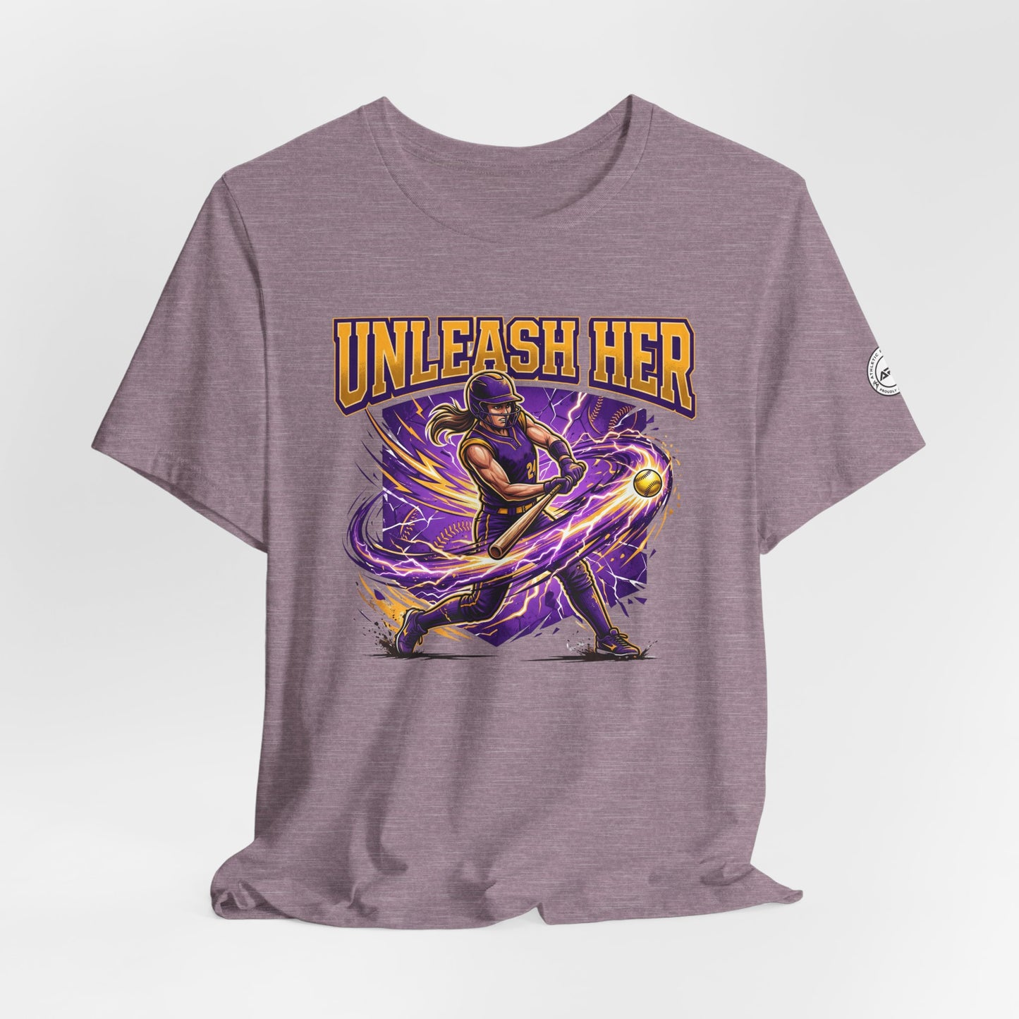 Unleash Her Softball Hitter Graphic Tee