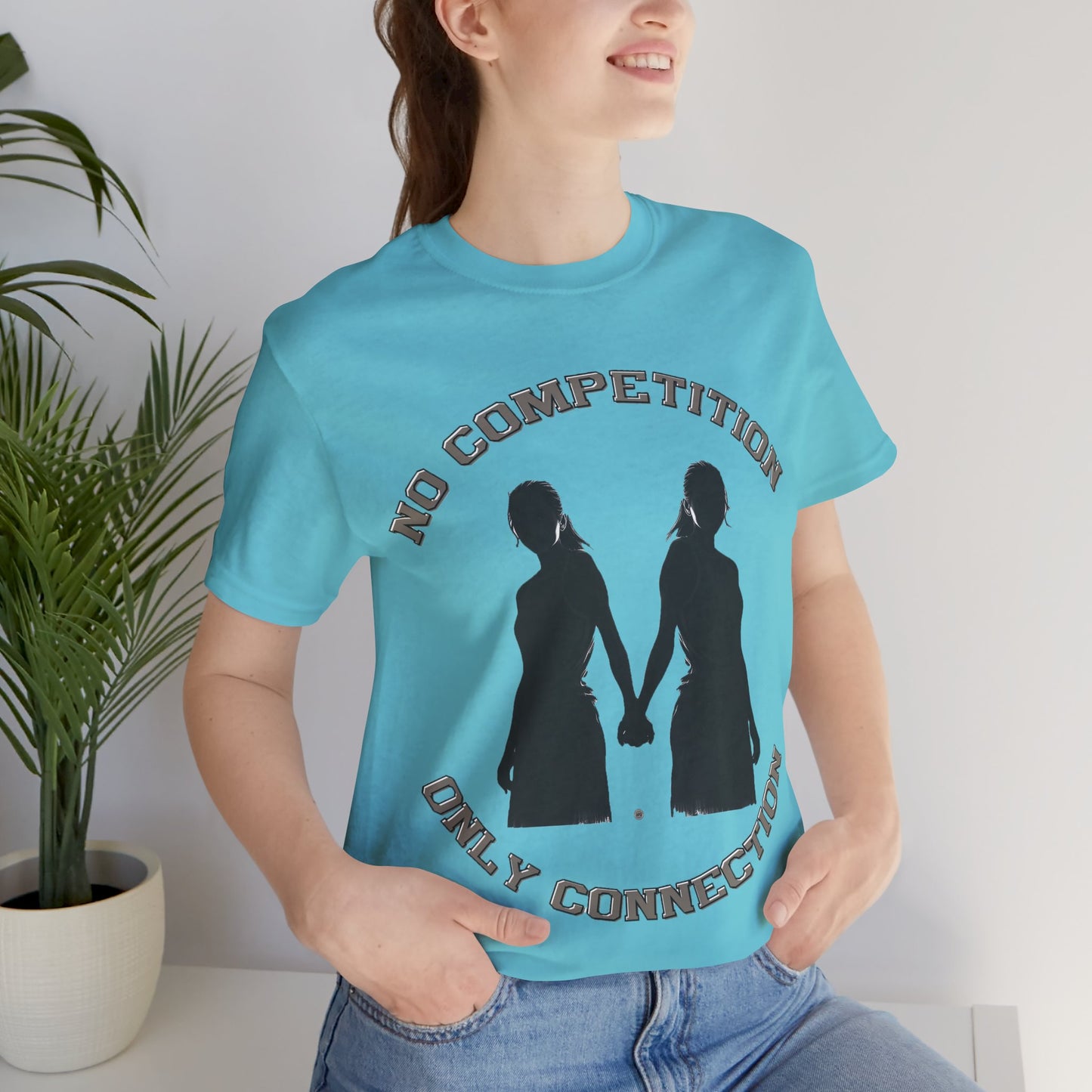 No Competition Only Connection Topography Unisex Tee