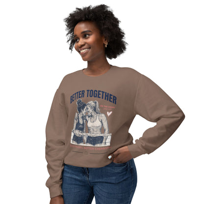 Better Together Volleyball Sweatshirt | Good Passes, Better Chemistry