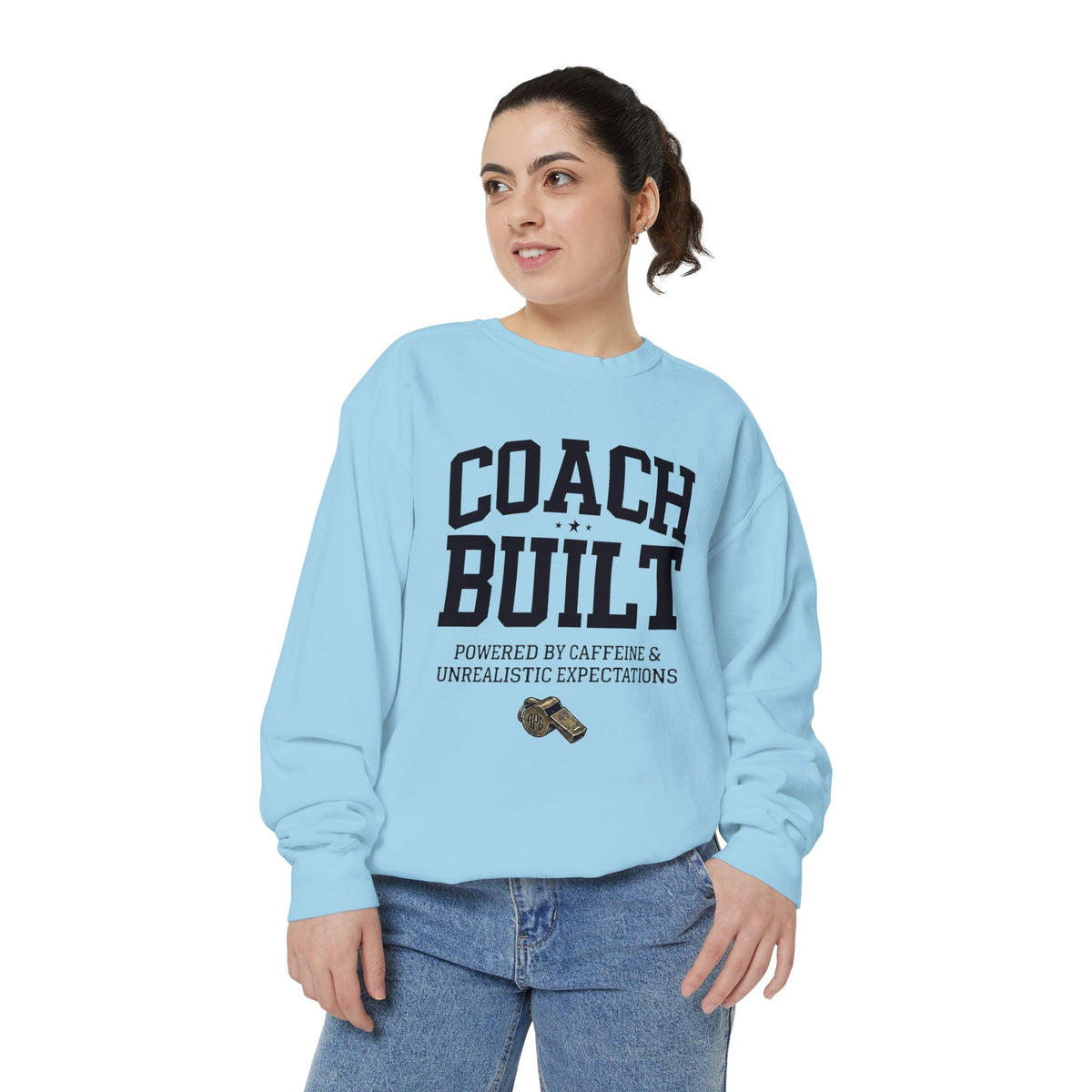 Coach Built Powered by Caffeine Crewneck Sweatshirt