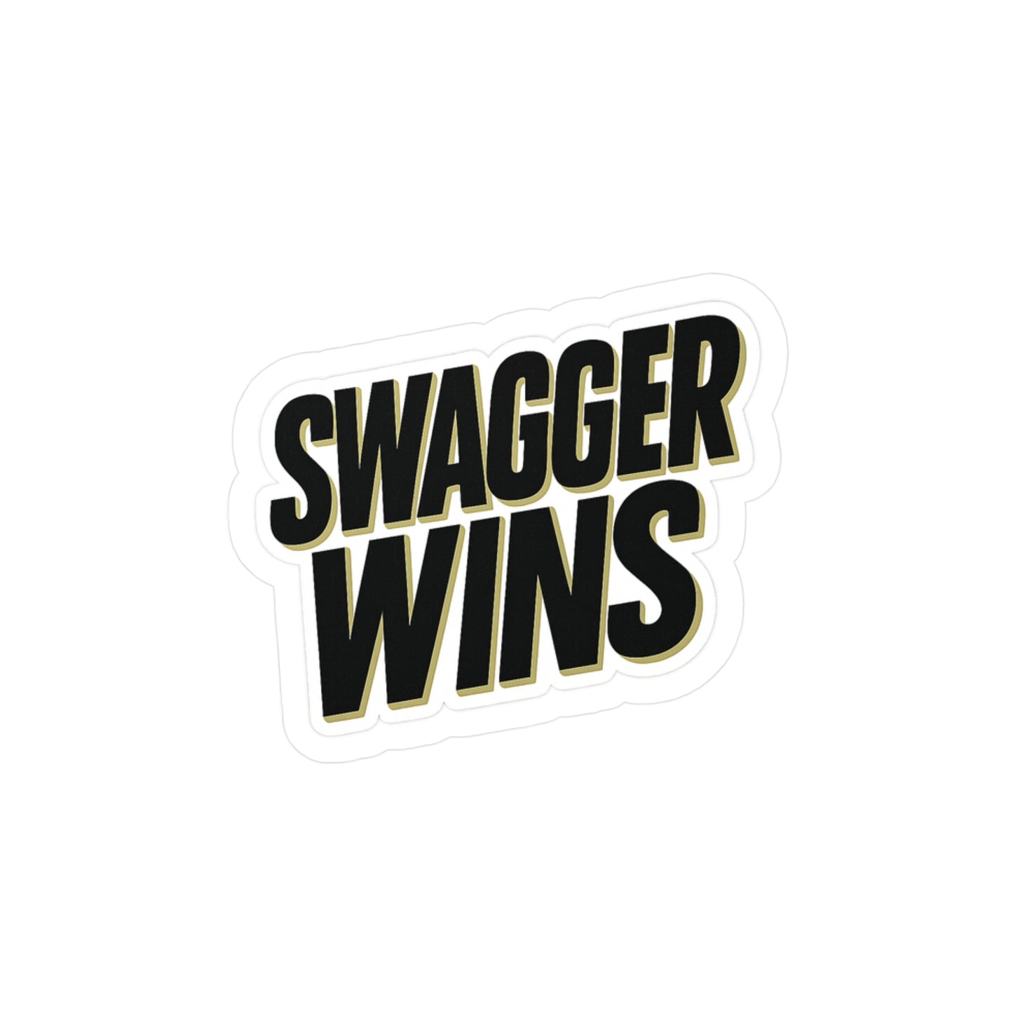 Vinyl Decal Stickers - Swagger Wins Motivational Design for Spaces and Gym Enthusiasts
