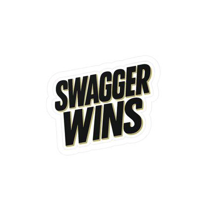 Vinyl Decal Stickers - Swagger Wins Motivational Design for Spaces and Gym Enthusiasts