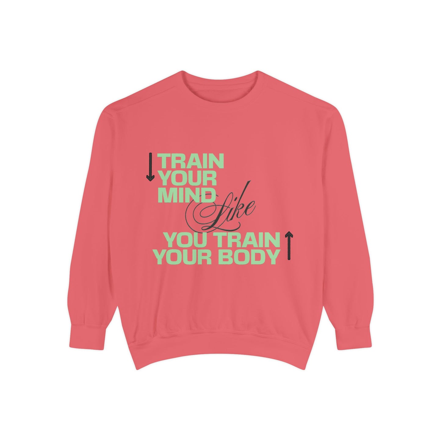 Sweatshirt - Train Your Mind Like You Train Your Body - Motivational Fitness Apparel