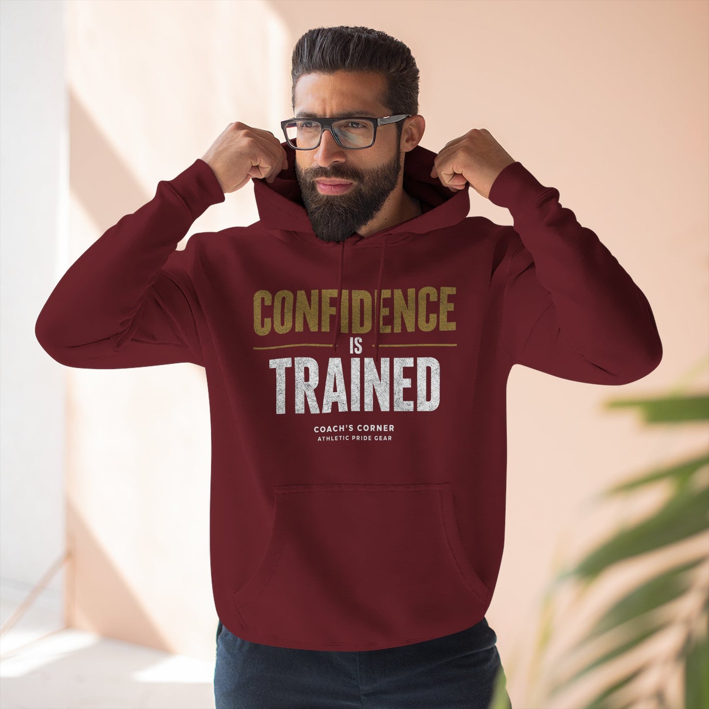 Confidence Trained — Motivational APG Hoodie