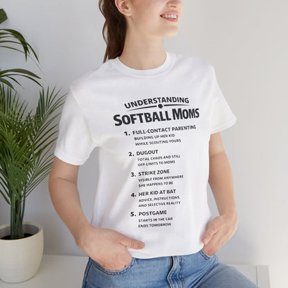 Understanding Softball - Funny Mom Tee