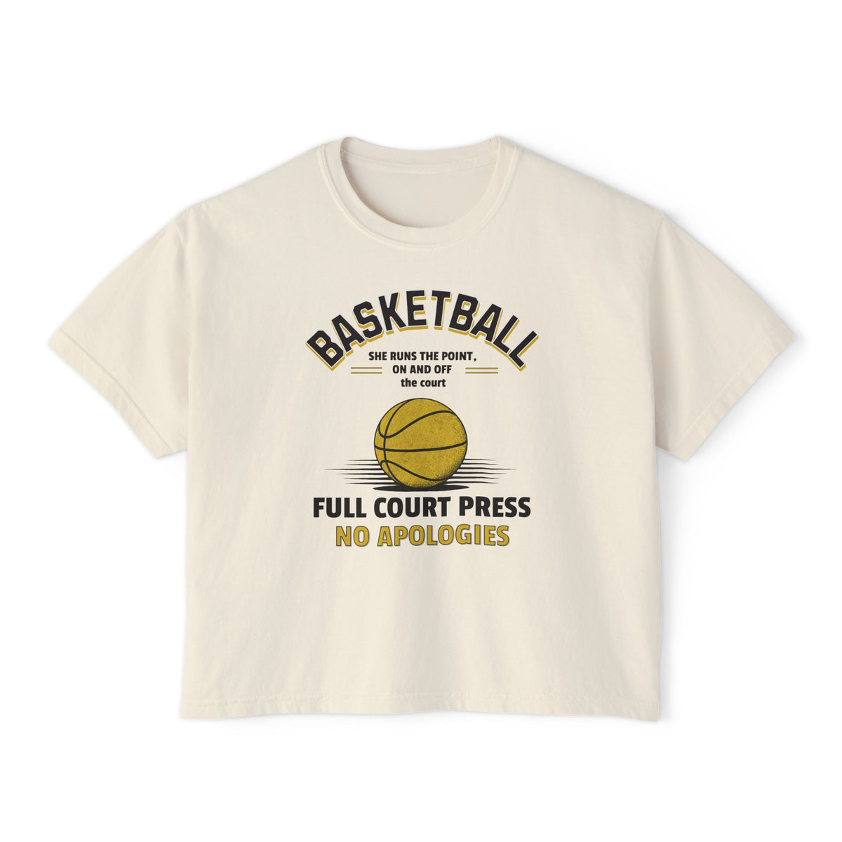 Full Court Press Basketball Boxy Tee