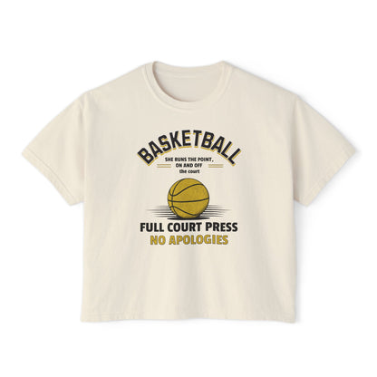 Full Court Press Basketball Boxy Tee