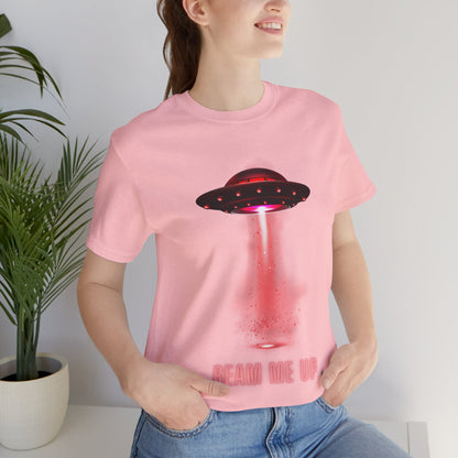 Beam Me UP Spaceship Tee - Unisex Jersey Short Sleeve