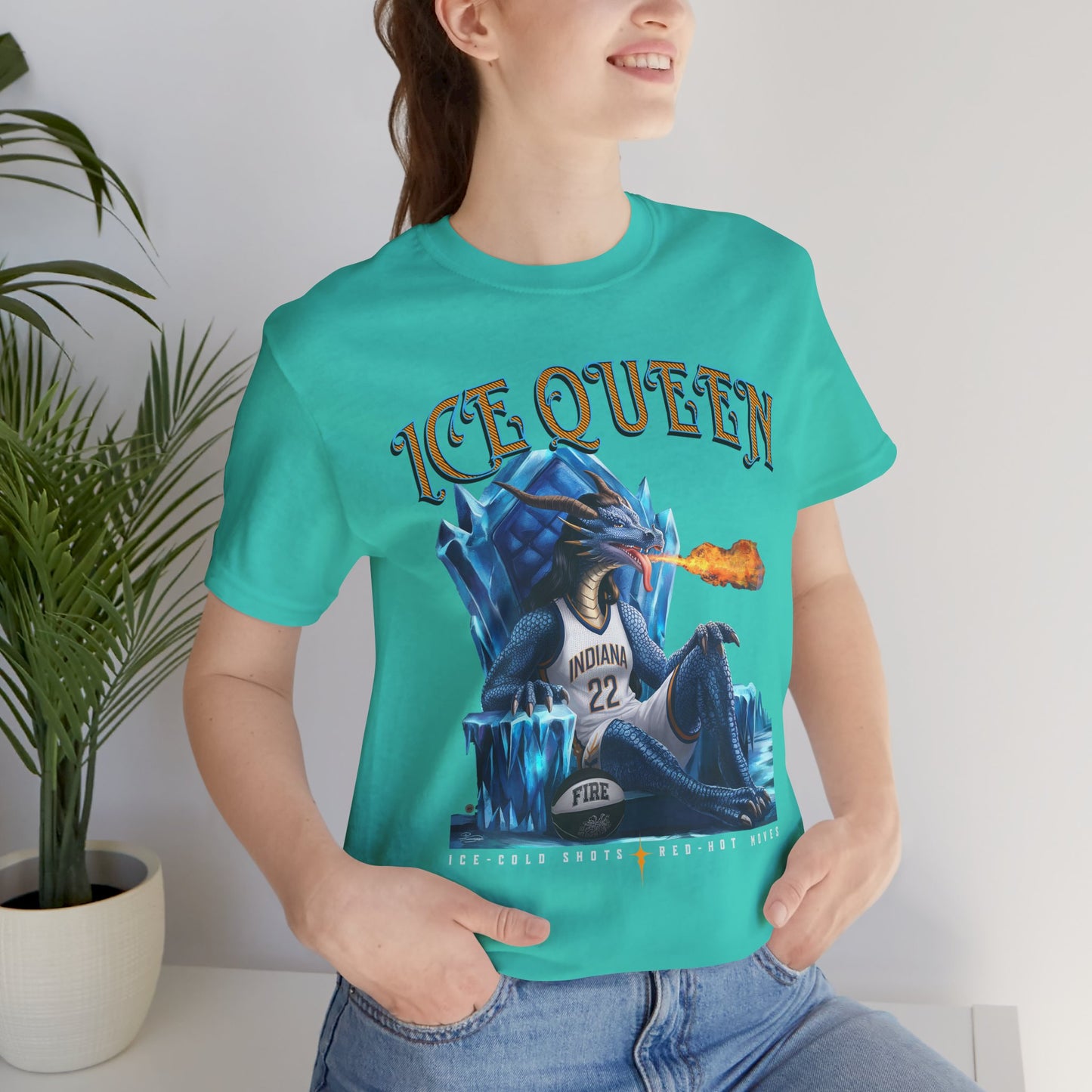 T-Shirt - Ice Queen Design Unisex Jersey Short Sleeve Tee