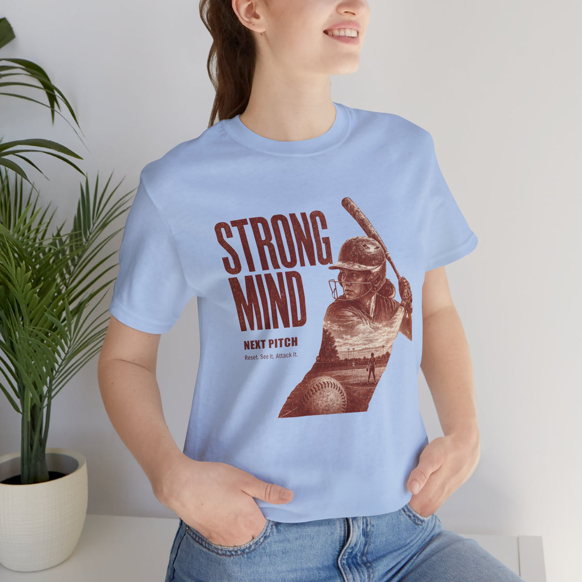 STRONG MIND Softball Tee – Next Pitch | Unisex Shirt