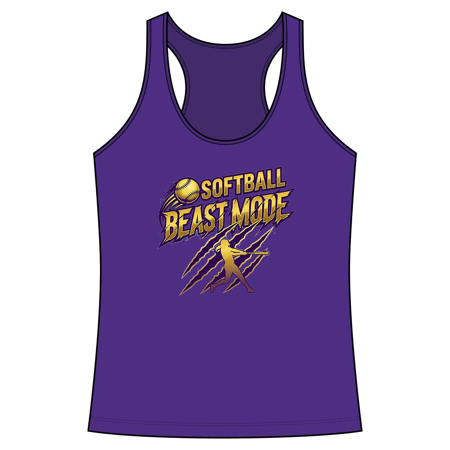 Softball Beast Mode Women’s Performance Tank