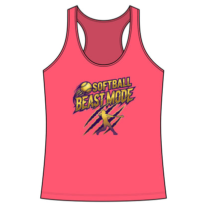 Softball Beast Mode Women’s Performance Tank