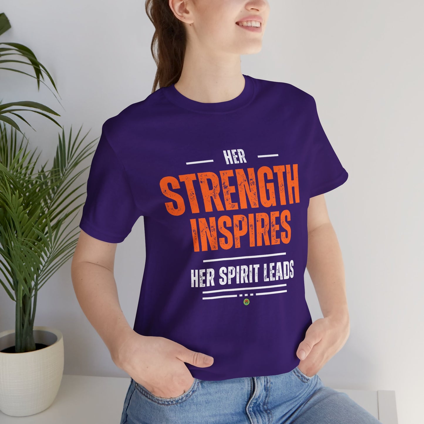 Graphic Tee - Her Strength Inspires - Her Spirit Leads