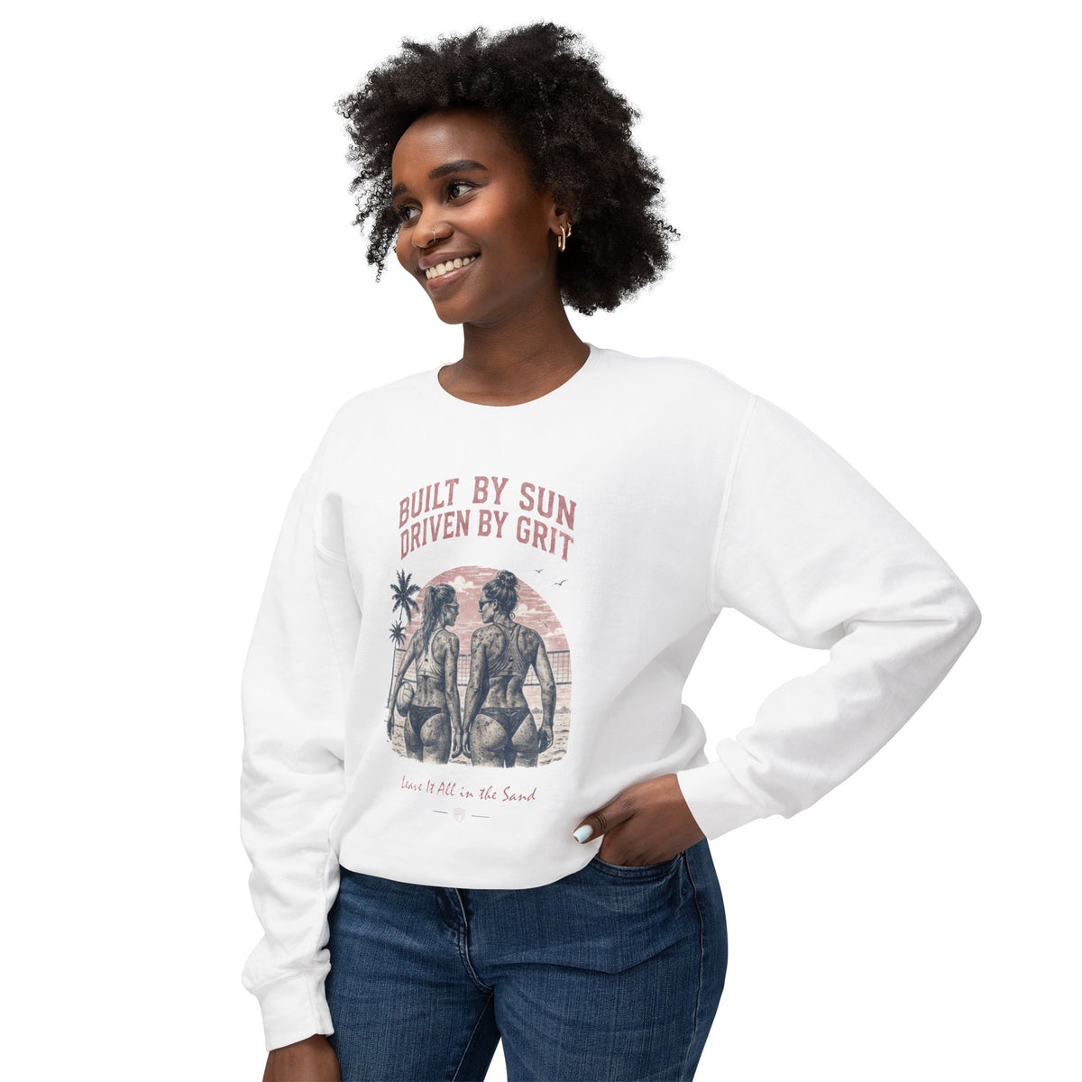 Built by Sun, Driven by Grit — Lightweight Volleyball Crewneck