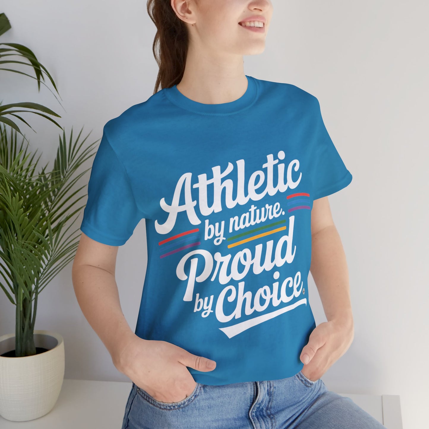 Athletic Unisex Tee - Proud by Choice Sports Shirt