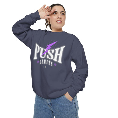 Push Limits Motivational Heavyweight Sweatshirt