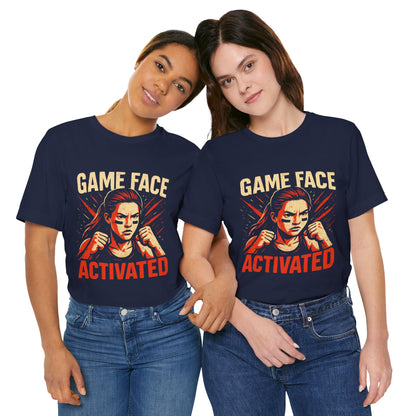 T-Shirt - Game Face Activated Unisex Jersey Short Sleeve Tee