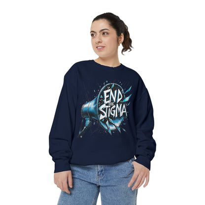End the Stigma - Unisex Heavyweight Sweatshirt