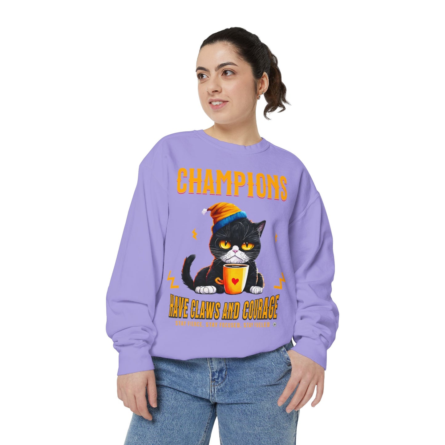 Clawed Champions Sweatshirt - Stay Fierce, Focused, and Fueled