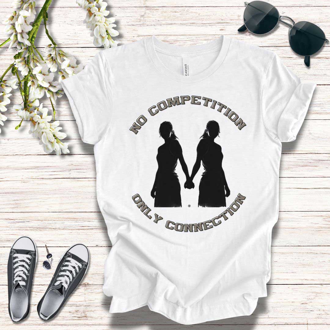 No Competition Only Connection Topography Unisex Tee