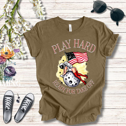 Play Hard — Ready for Takeoff Tee