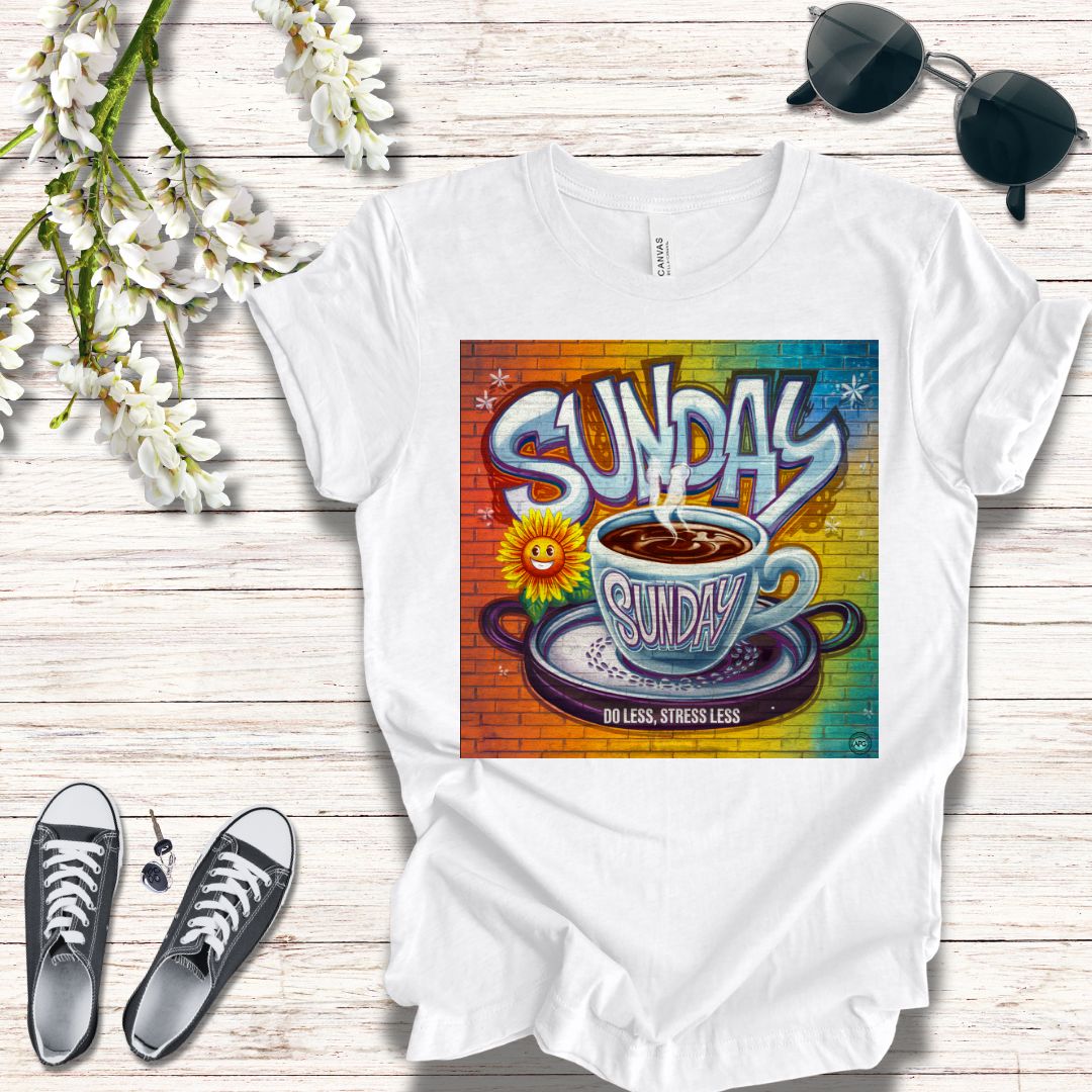 Sunday - Do Less Stress Less Graphic T-Shirt