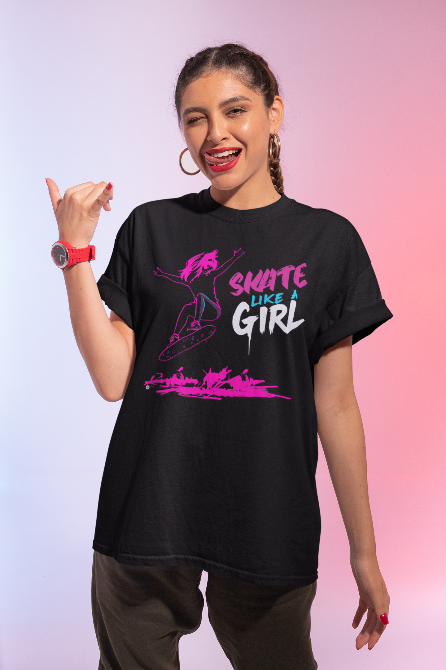 Skate Like A Girl Tee