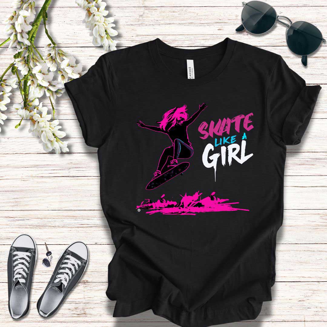 Skate Like A Girl Tee