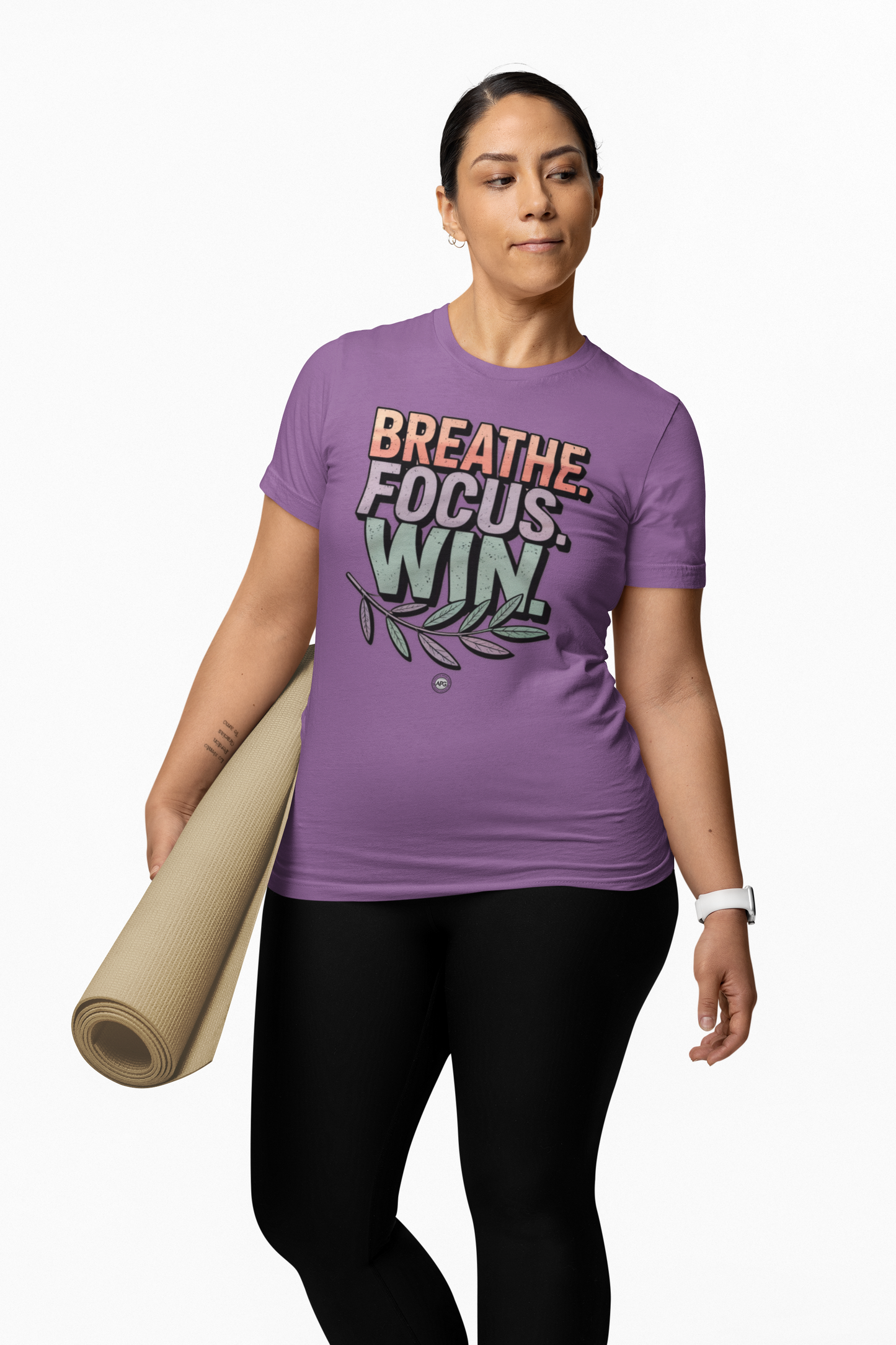 T-Shirt - Breathe Focus Win Inspirational Quote