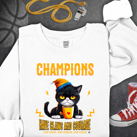 Clawed Champions Sweatshirt - Stay Fierce, Focused, and Fueled