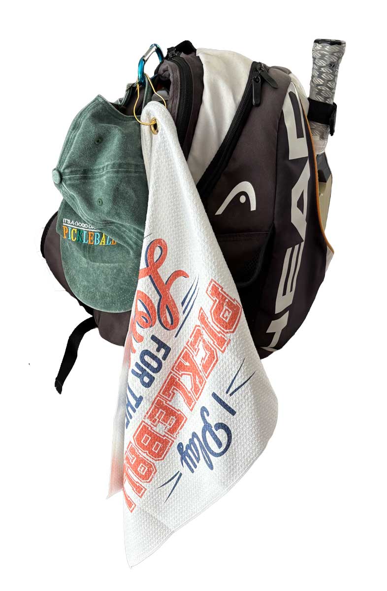 Pickleball Love Towel - Ideal for Players, Motivational Decor, Birthday and Holidays, Fun Sports Gift