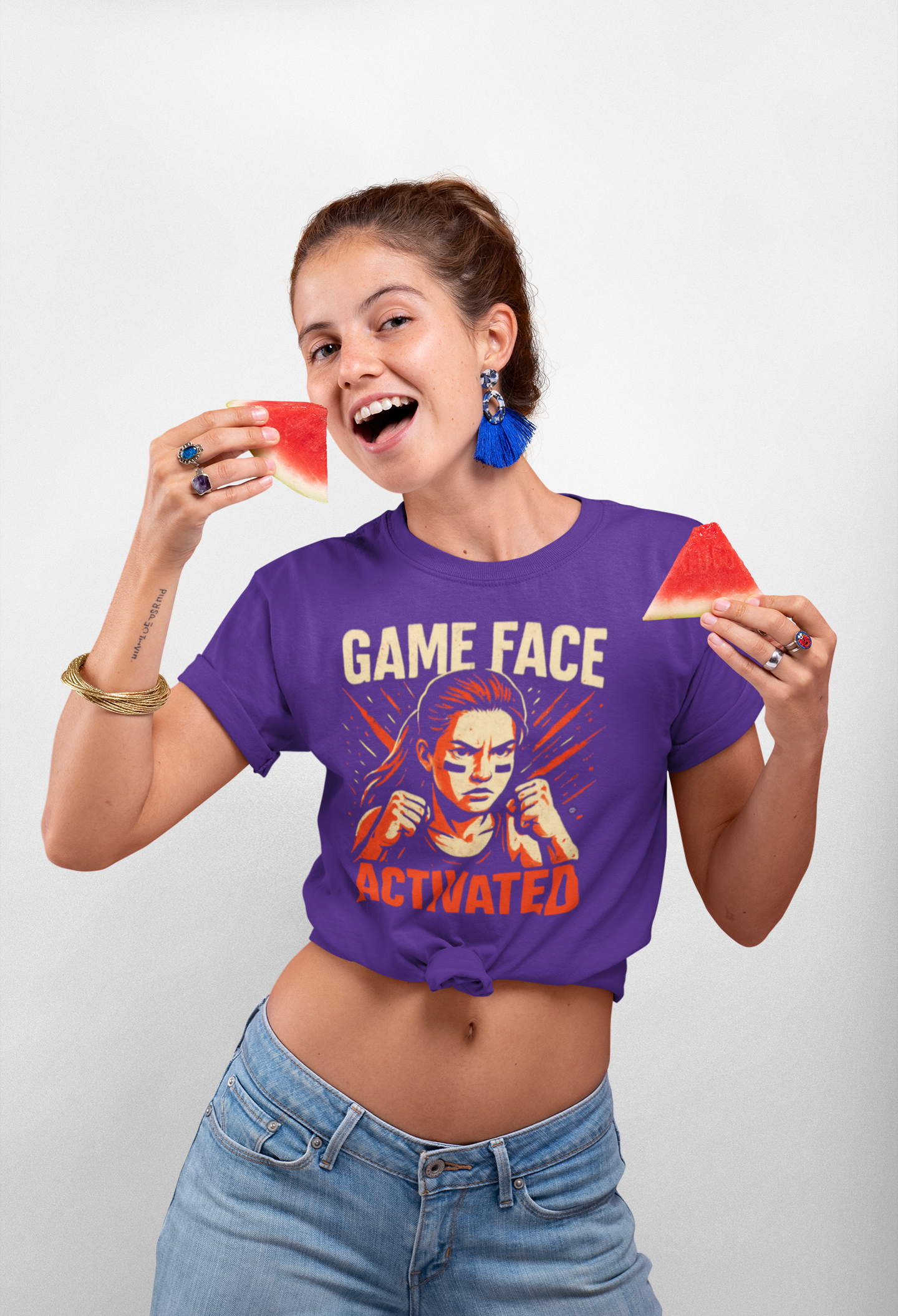 T-Shirt - Game Face Activated Unisex Jersey Short Sleeve Tee