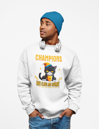 Clawed Champions Sweatshirt - Stay Fierce, Focused, and Fueled