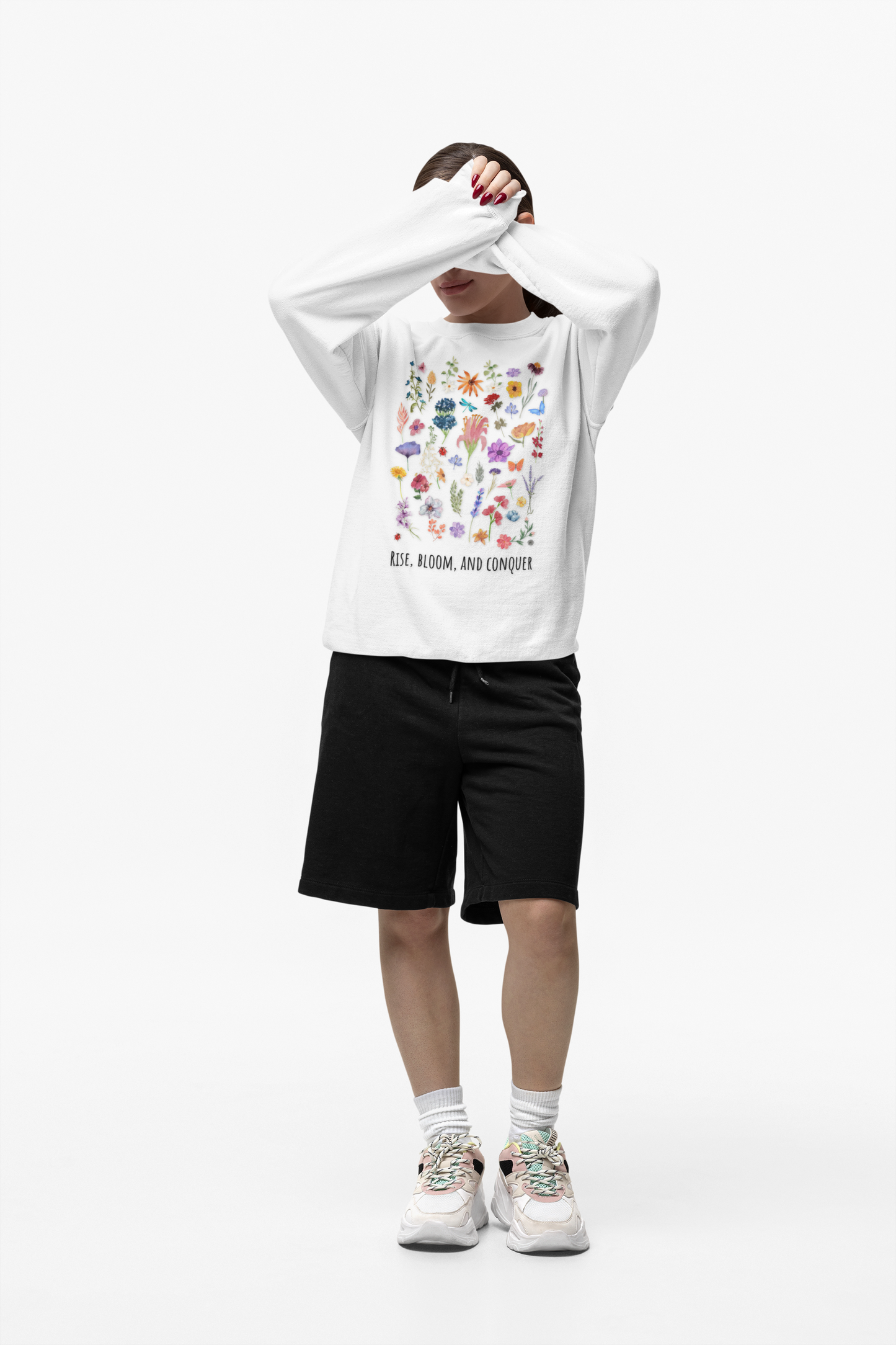 Rise, Bloom and Conquer - Heavyweight Crewneck