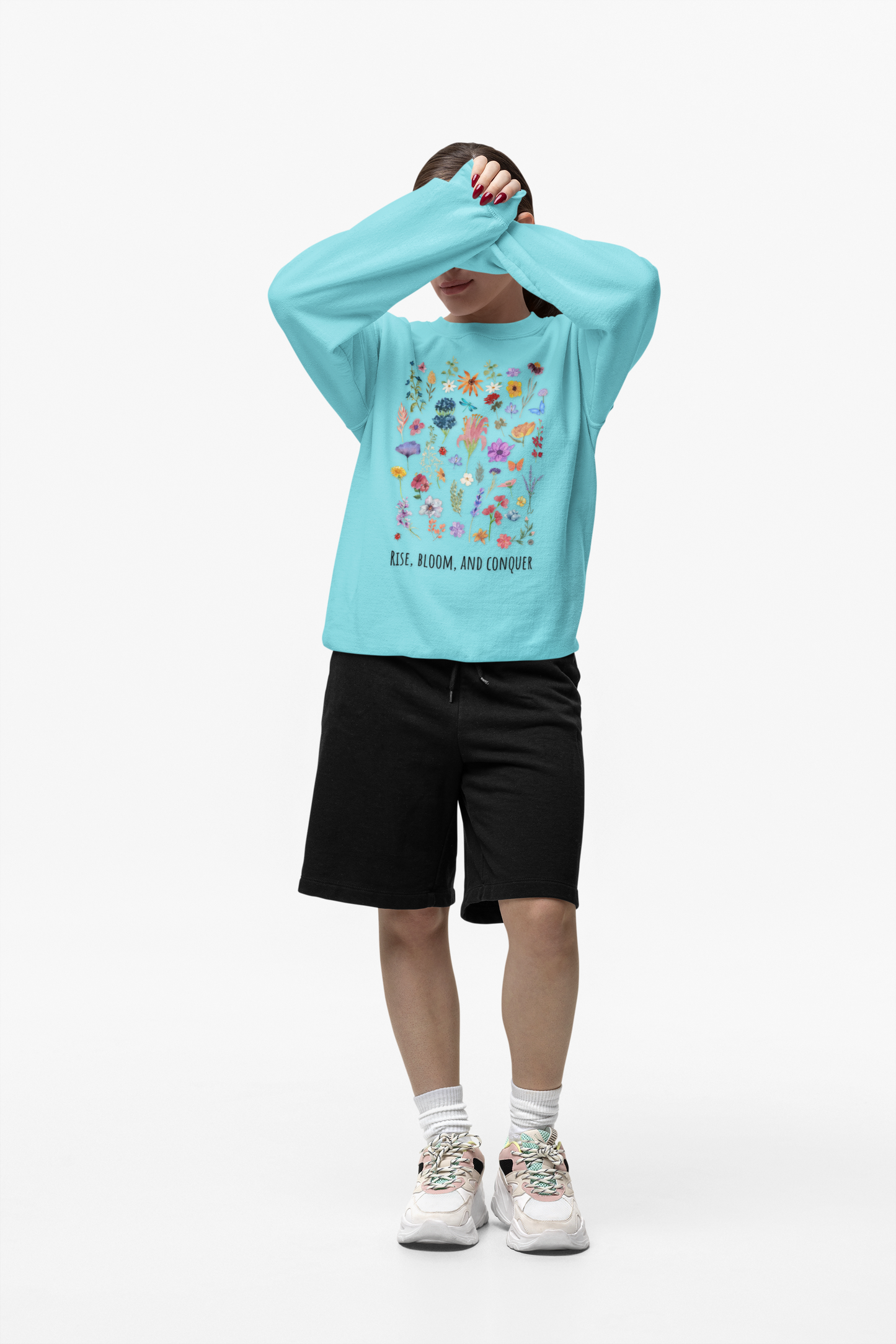 Rise, Bloom and Conquer - Heavyweight Crewneck