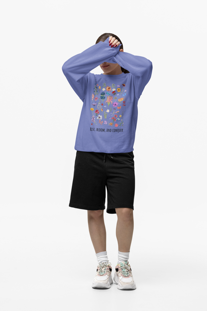 Rise, Bloom and Conquer - Heavyweight Crewneck