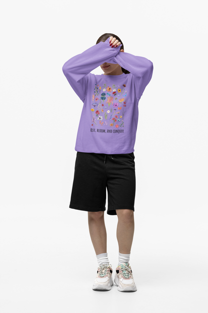 Rise, Bloom and Conquer - Heavyweight Crewneck