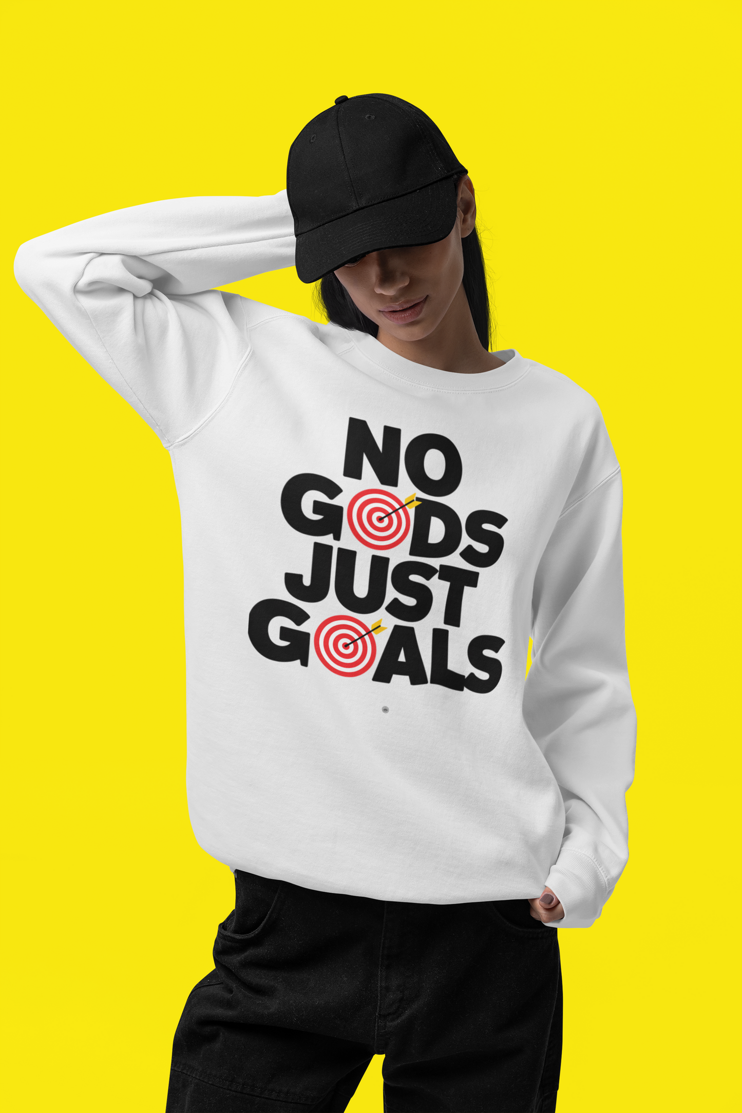 No Gods Just Goals Lightweight Sweatshirt