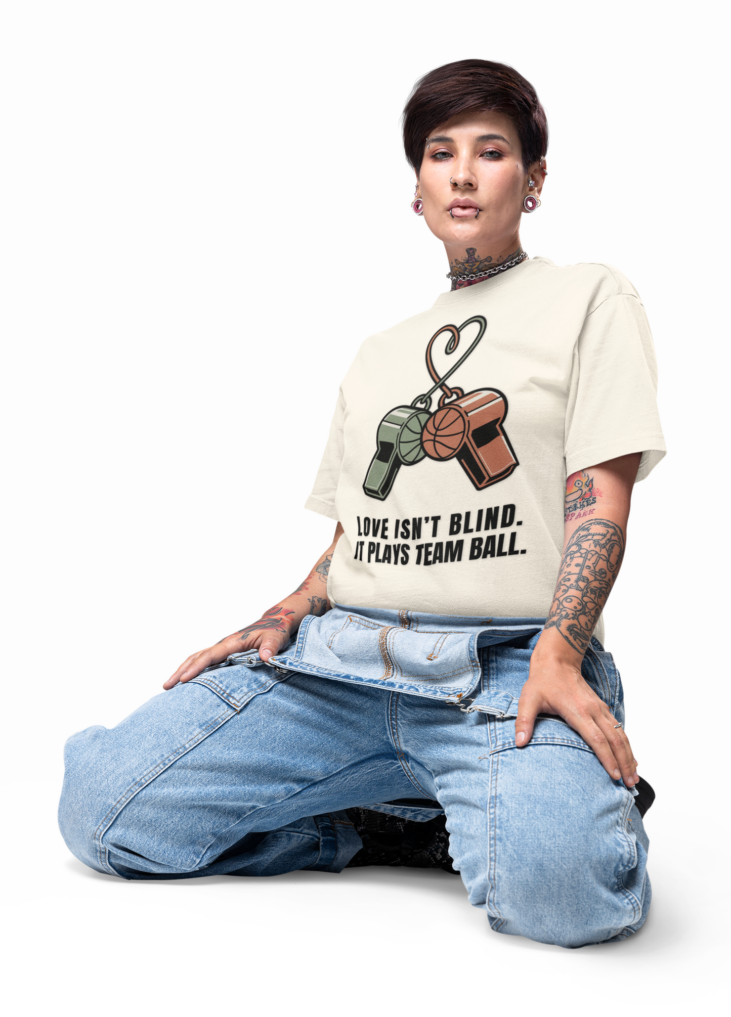 Love Isn’t Blind. It Plays Team Ball Tee