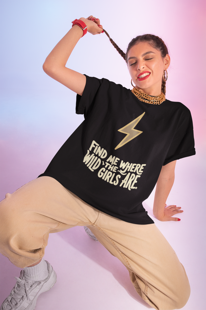Lightning Bolt - Find Me Where the Wild Girls Are Tee