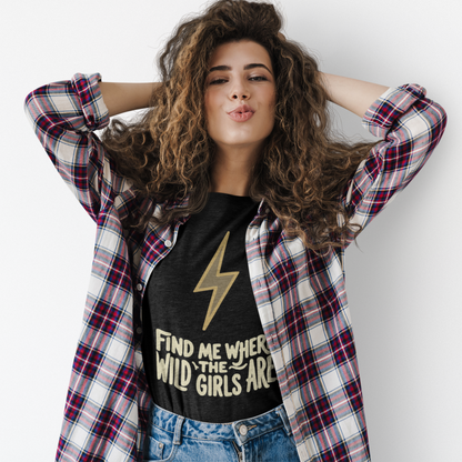 Lightning Bolt - Find Me Where the Wild Girls Are Tee