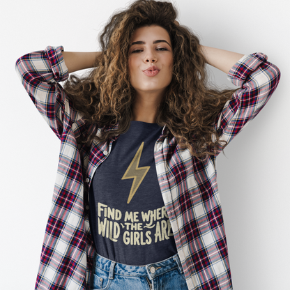 Lightning Bolt - Find Me Where the Wild Girls Are Tee