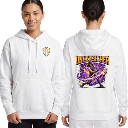 Unleash Her Softball Hitter Hoodie
