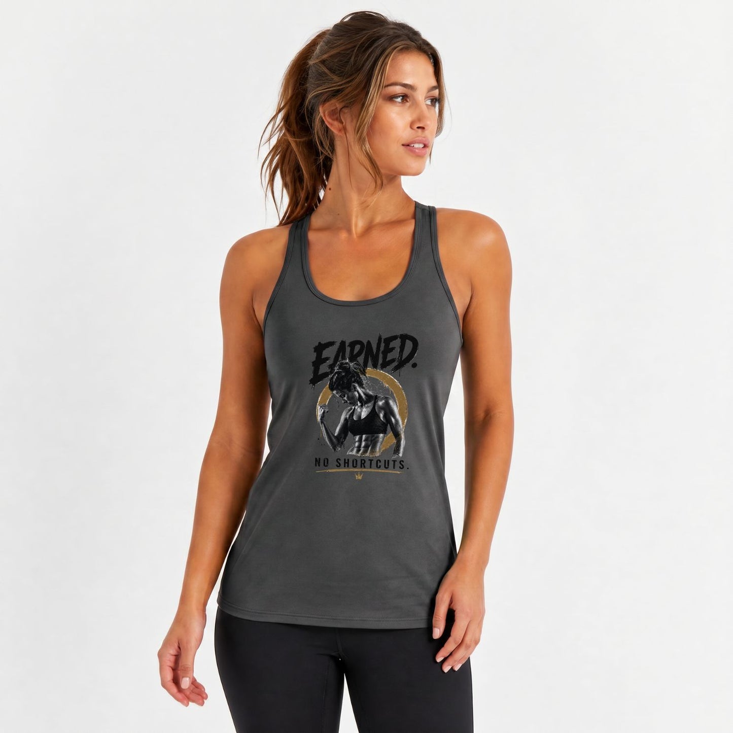 Earned No Shortcuts Training Tank
