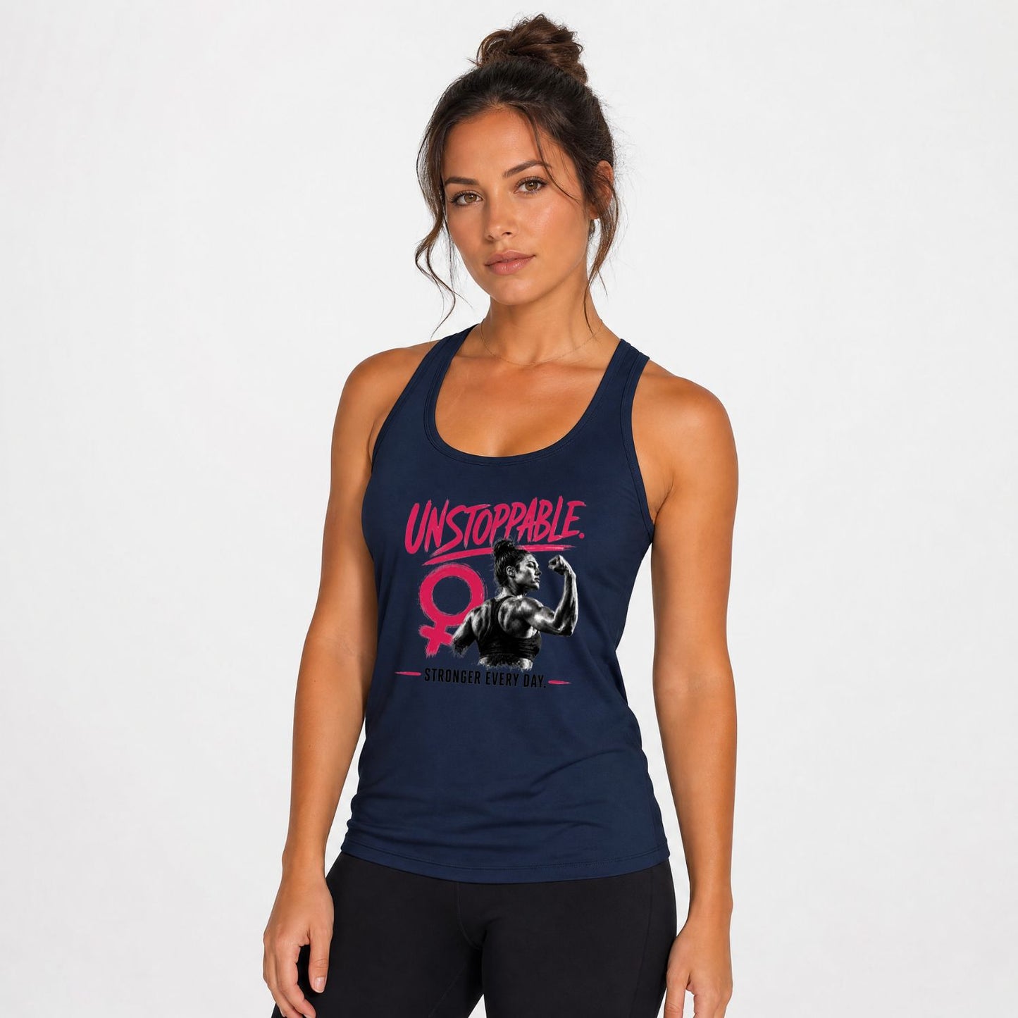 Unstoppable Stronger Every Day Racerback Tank