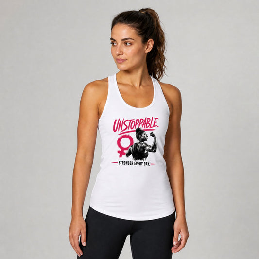 Unstoppable Stronger Every Day Racerback Tank