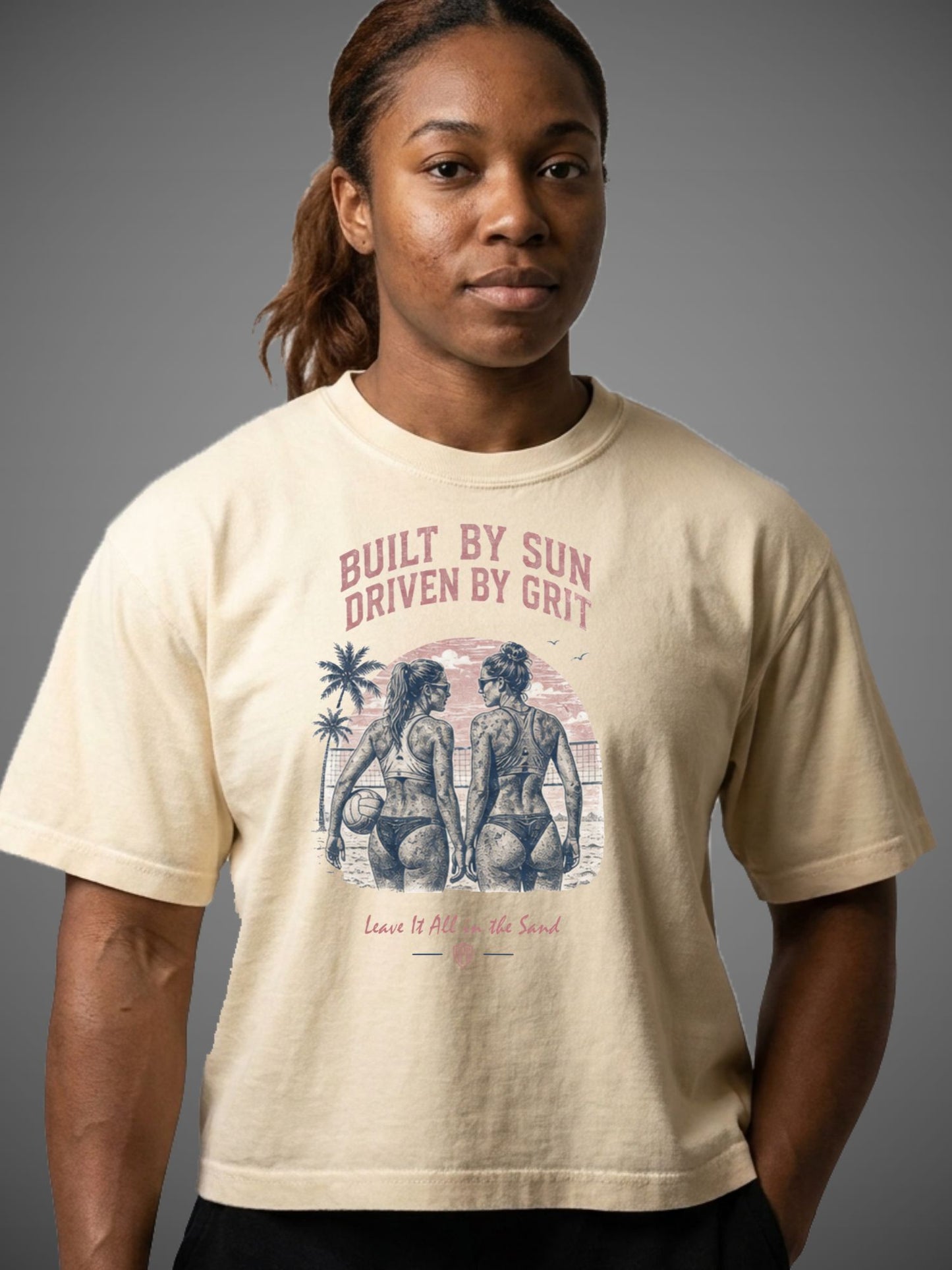 Built by Sun. Driven by Grit. Women's Boxy Tee